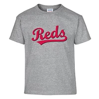 Youth Soft as a Grape  Red/Heather Gray Cincinnati Reds Two-Pack T-Shirt Set