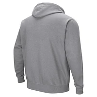 Men's Colosseum  Gray Citadel Bulldogs Arch & Logo Pullover Hoodie