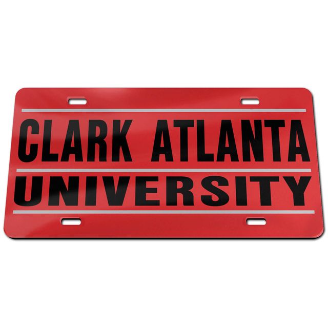 WinCraft Clark Atlanta University Panthers Rouge Plaque d'immatriculation classique