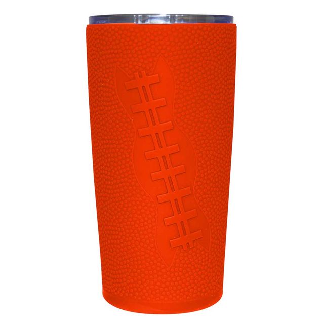Tigres de Clemson 20 oz. Acier inoxydable avec gobelet en silicone