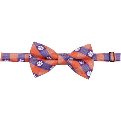 Nœud papillon à carreaux Clemson Tigers