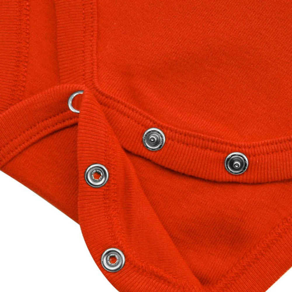 Nouveau-né Clemson Tigers Bienvenue dans le monde Creeper - Orange