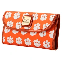Dooney & Bourke Clemson Tigers Signature Continental Clutch