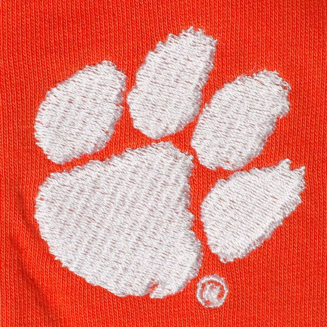 Body polo orange Clemson Tigers pour bébé