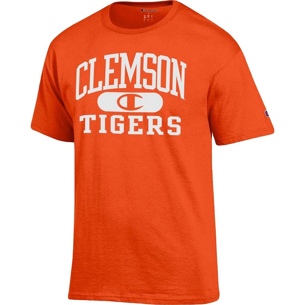 Men's Champion Orange Clemson Tigers Arch Pill T-Shirt