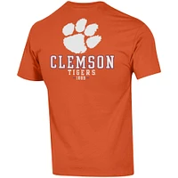 Men's Champion Orange Clemson Tigers Stack 2-Hit T-Shirt