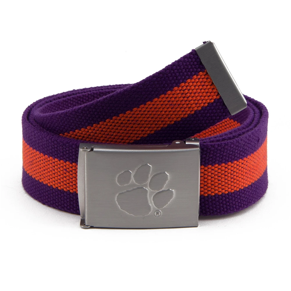 Ceinture en tissu Clemson Tigers pour hommes