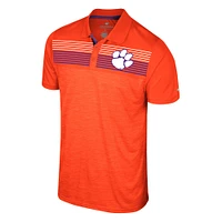 Men's Colosseum Orange Clemson Tigers Big & Tall Langmore Polo