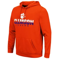 Men's Colosseum Orange Clemson Tigers Lantern Pullover Hoodie