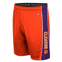Men's Colosseum Orange Clemson Tigers Panel Shorts