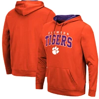 Men's Colosseum Orange Clemson Tigers Resistance Pullover Hoodie