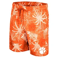 Men's Colosseum Orange Clemson Tigers What Else is New Swim Shorts