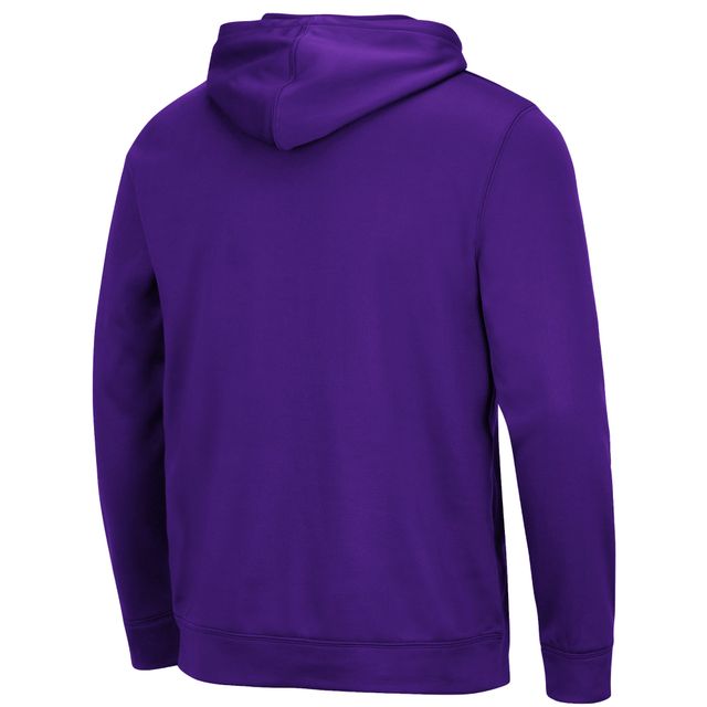 Chandail à capuchon violet Colosseum pour hommes Clemson Tigers Lantern