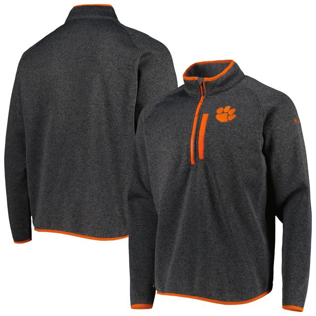 Haut à demi-glissière raglan Columbia Clemson Tigers Canyon Point Omni-Shield pour homme