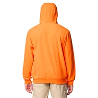 Men's  Columbia Orange Clemson Tigers Flanker Fleece Pullover Hoodie