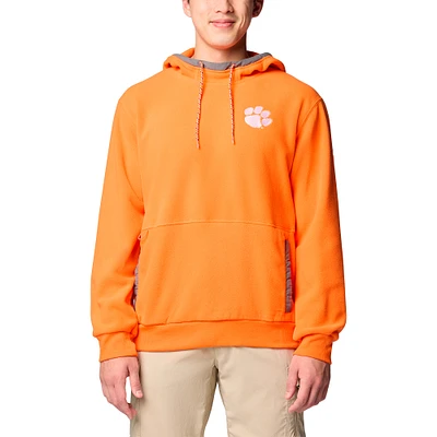 Sweat à capuche en polaire Flanker orange Columbia pour homme des Clemson Tigers