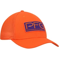 Men's Columbia Orange Clemson Tigers PFG Hooks Flex Hat