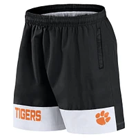 Men's Fanatics Black Clemson Tigers Elements Intensity Woven Shorts