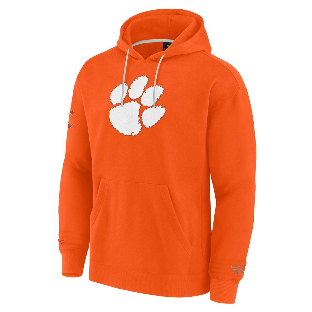 Men's Fanatics Orange Clemson Tigers Elements Pace Pullover Hoodie