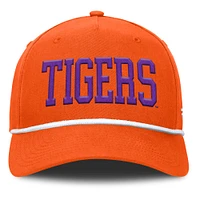 Men's Fanatics Orange Clemson Tigers Foul Ball Rope Adjustable Hat