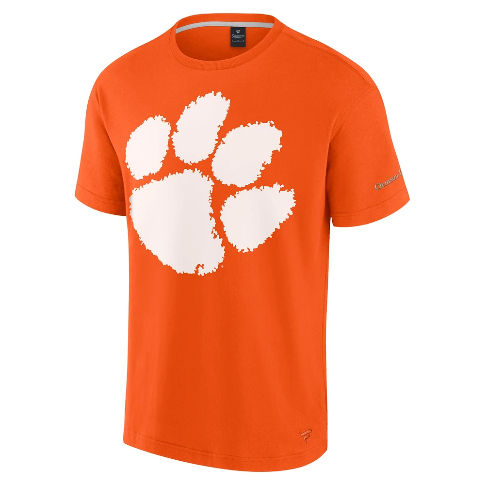 Men's Fanatics Orange Clemson Tigers Iconic T-Shirt