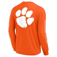 Men's Fanatics Orange Clemson Tigers Strive Long Sleeve T-Shirt