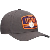Men's New Era Charcoal Clemson Tigers Team Elevated 9SEVENTY Stretch-Snap Adjustable Hat