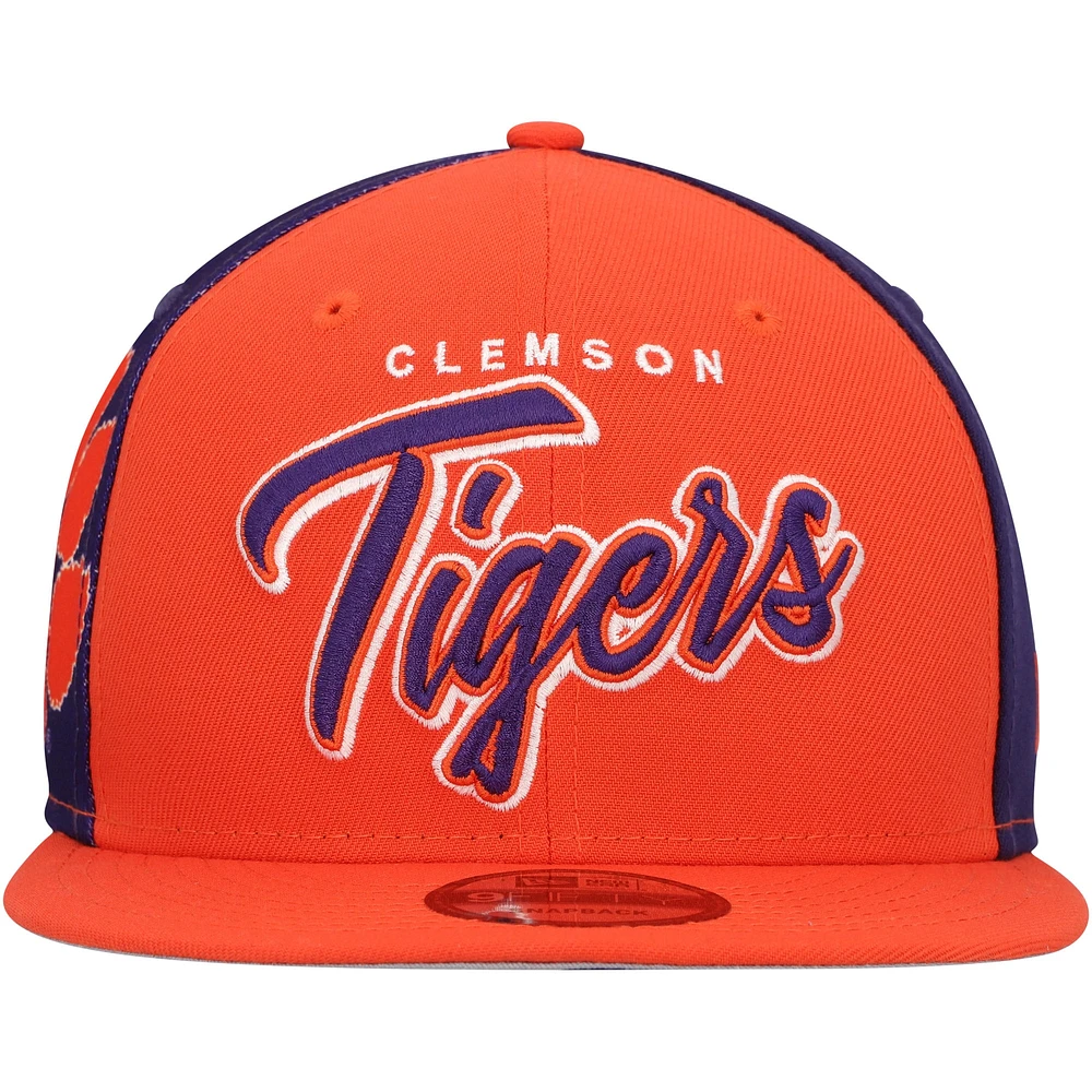 Men's New Era  Orange Clemson Tigers Outright 9FIFTY Snapback Hat