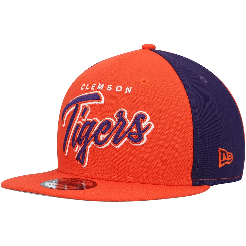 Men's New Era  Orange Clemson Tigers Outright 9FIFTY Snapback Hat