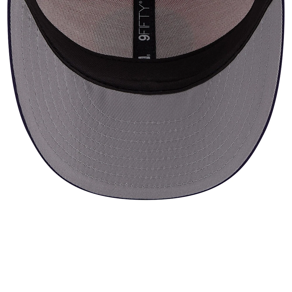 Men's New Era Orange Clemson Tigers Throwback Circle Patch 9FIFTY Trucker Snapback Hat