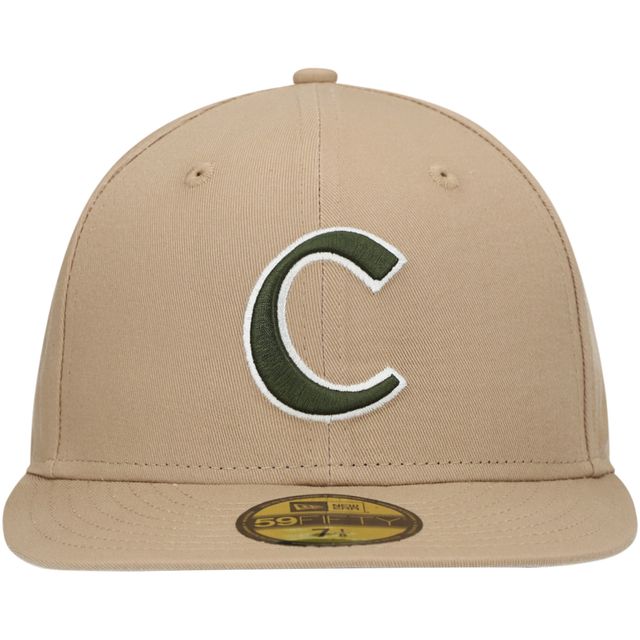 Casquette ajustée Clemson Tigers Camel & Rifle 59FIFTY tan New Era pour homme