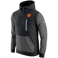 Men's Nike Black Clemson Tigers AV-15 2.0 Slim Fit Pullover Hoodie