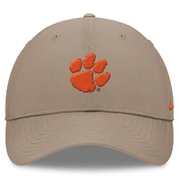 Men's Nike Khaki Clemson Tigers 2024 On-Field Performance Adjustable Hat