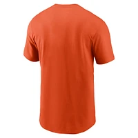 Men's Nike Orange Clemson Tigers Baseball T-Shirt