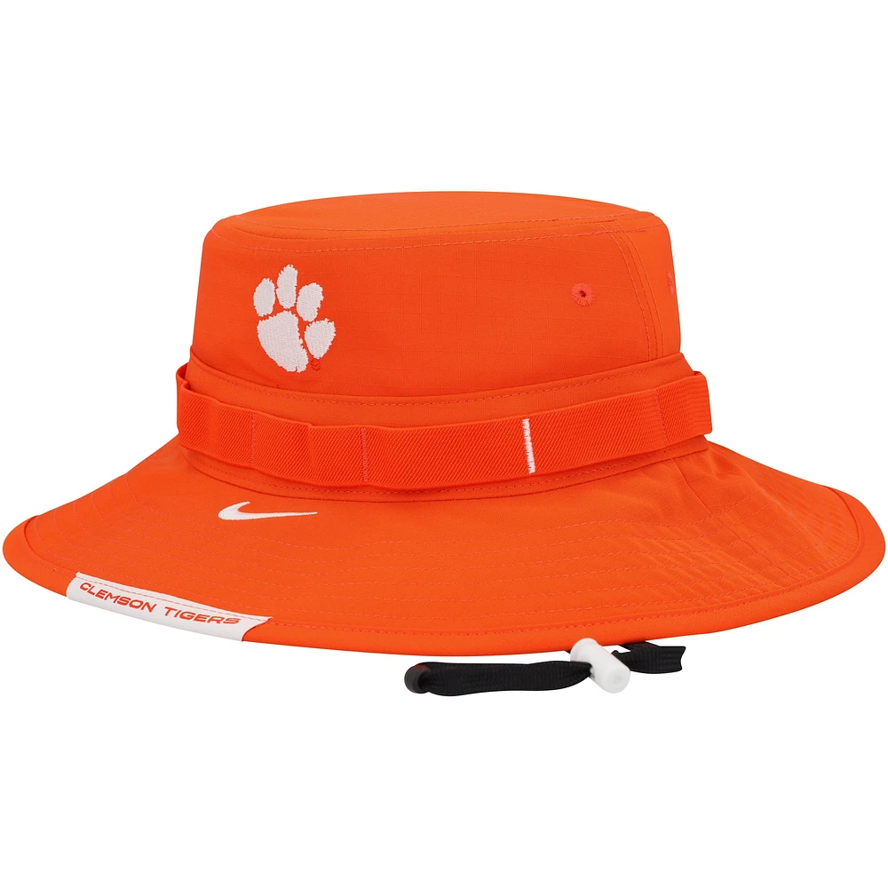 Men's Nike Orange Clemson Tigers Boonie Performance Bucket Hat