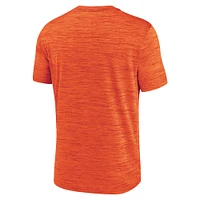Men's Nike  Orange Clemson Tigers Campus Center Block Velocity Performance T-Shirt
