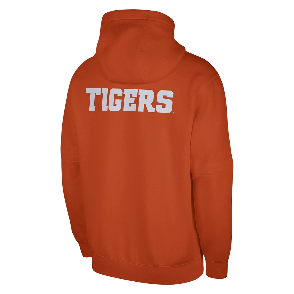 Men's Nike Orange Clemson Tigers Club Pullover Hoodie