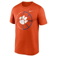Men's Nike Orange Clemson Tigers Legend Basketball Icon Performance T-Shirt