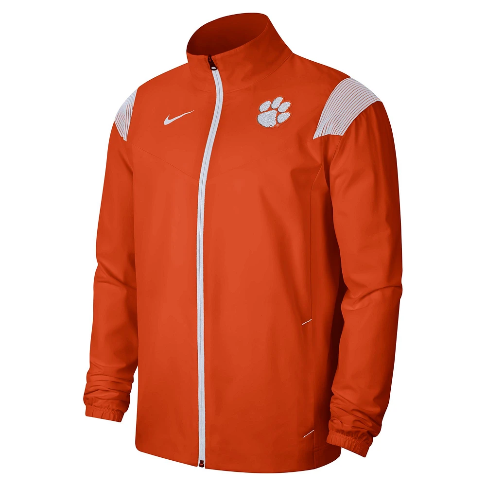 Men's Nike Orange Clemson Tigers Woven Full-Zip Jacket
