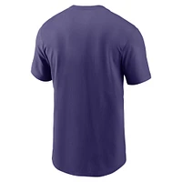 Men's Nike Purple Clemson Tigers Legacy Alternate Logo T-Shirt