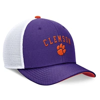 Casquette ajustable avec lettre et logo Nike Clemson Tigers pour hommes, violet