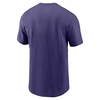 Men's Nike Purple Clemson Tigers Primetime Alternate Logo T-Shirt