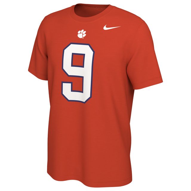 T-shirt Nike Travis Etienne Orange Clemson Tigers Alumni Name & Number pour homme