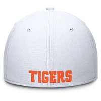 Men's Nike White Clemson Tigers 2024 On-Field Swoosh Flex Hat
