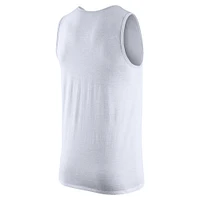Men's Nike White Clemson Tigers Tank Top