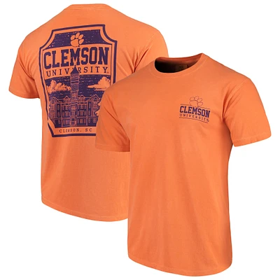 Men's Orange Clemson Tigers Comfort Colors Campus Icon T-Shirt