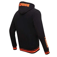 Sweat à capuche Pro Standard Clemson Tigers Classic Stacked Logo pour homme, noir
