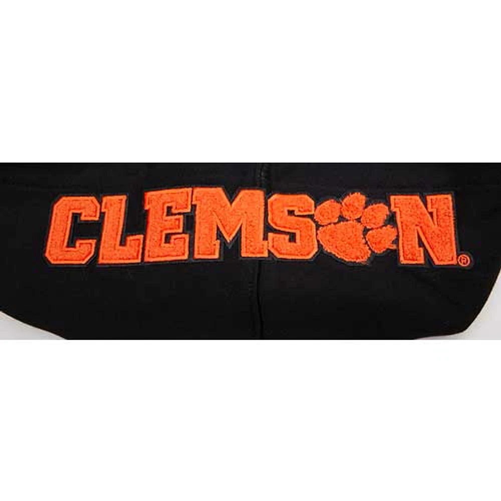 Sweat à capuche Pro Standard Clemson Tigers Classic Stacked Logo pour homme, noir