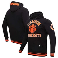 Sweat à capuche Pro Standard Clemson Tigers Classic Stacked Logo pour homme, noir