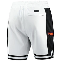Men's Pro Standard White Clemson Tigers Script Tail DK 2.0 Shorts